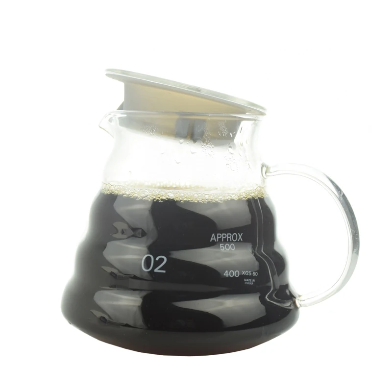 Eco coffee Pour Over Coffee Set V60 пластиковая капельница с бумажными фильтрами кофейник