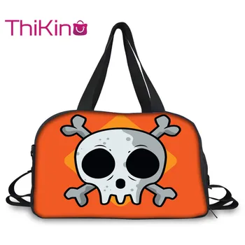 

Thikin Skull Big Travelling Bag Duffle Cool Girls Storage Tote Handbags Women Lady Large Business Cases Home Assorted Luggages