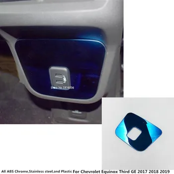 

For Chevrolet Equinox Third GE 2017 2018 2019 2020 Garnish Trim Rear Back Tail USB Exhaust Outlet Air Conditioning Vent 1pcs