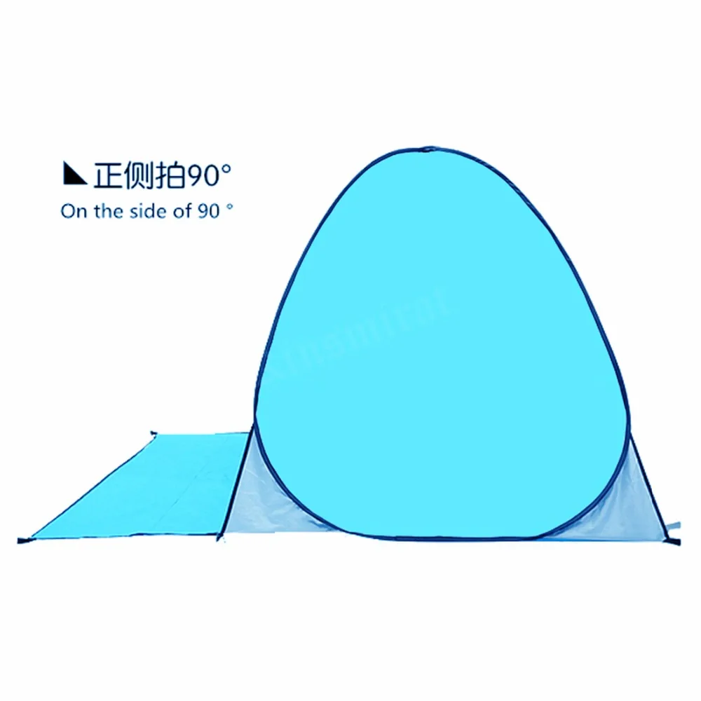 1-2 человек Пляжный Тент быстрооткрывающиеся автоматические рыболовные палатки анти-УФ солнцезащитный тент Кемпинг Туризм