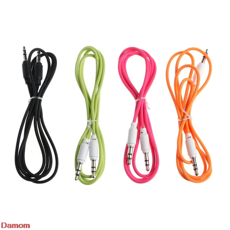 

1m 3.5mm Jack Male To Male Audio Auxiliary Aux Cable For Car Stereo MP3 Phone