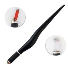 10 шт. PCD ручная Татуировка ручка для татуировок машина Профессиональный Перманентный макияж ручной инструмент 3D микроблейдинг бровей Tebori Munsu инструмент