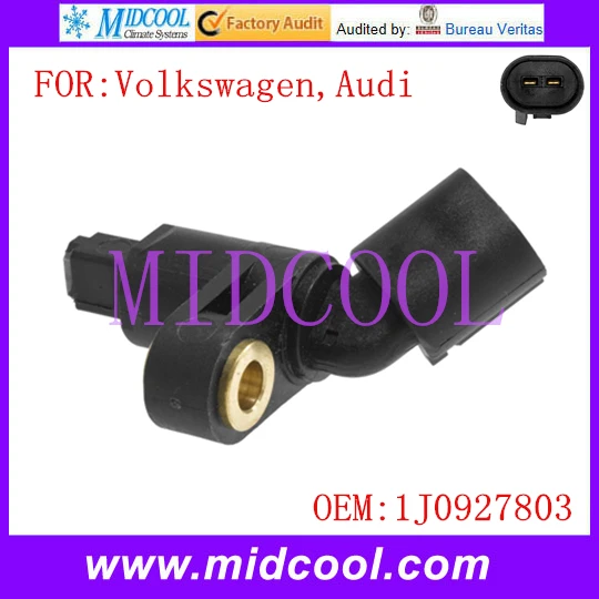 New Auto ABS Sensor Wheel Speed Sensor use OE No. 1J0927803 for