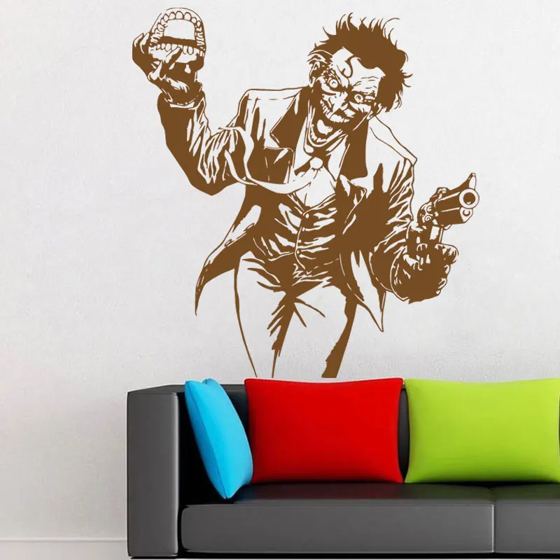 Хит Леджер Джокер стикер комиксы супергерой DC Marvel виниловая наклейка домашний интерьер украшение комнаты художественная Фреска E691