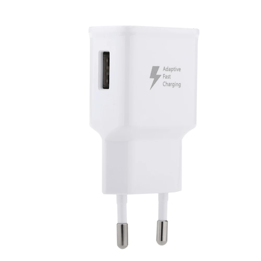 Оригинальное Адаптивное зарядное устройство Быстрая зарядка USB дорожный настенный адаптер 9,0 в 5,0 А в а для samsung Galaxy S6 Note4 - Тип штекера: Европейский Союз (ЕС)