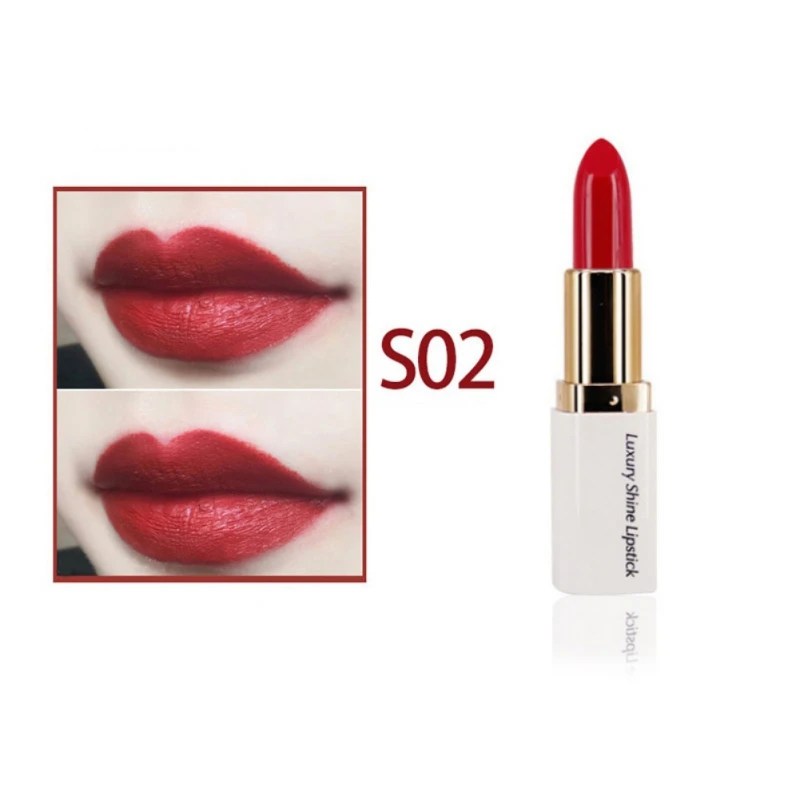 6 цветов косметический макияж стойкий увлажняющий Блестящий бальзам для губ питательная помада Make Up Lip Stick - Цвет: A2