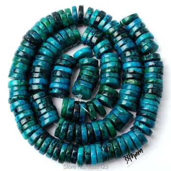 

High Quality 3x10mm Mixed Color Phoenix Stone Coin Shape Gems Loose Beads Strand 15" DIY Creative Jewellery Making w2933