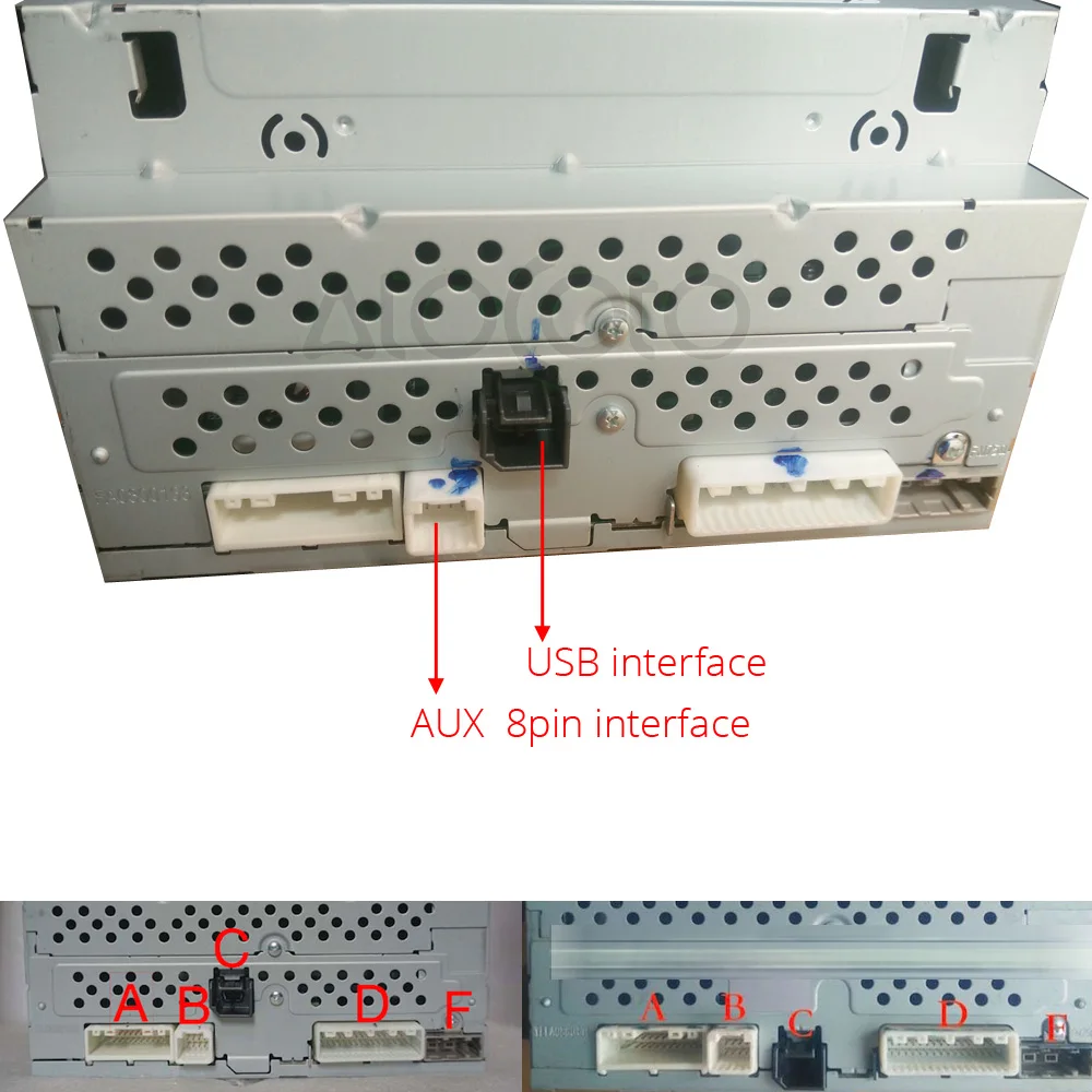 AtoCoto 4 контактный разъем AUX Mini USB для кабеля Nissan Teana X trail Rogue Qashqai Radio CD Navi DA