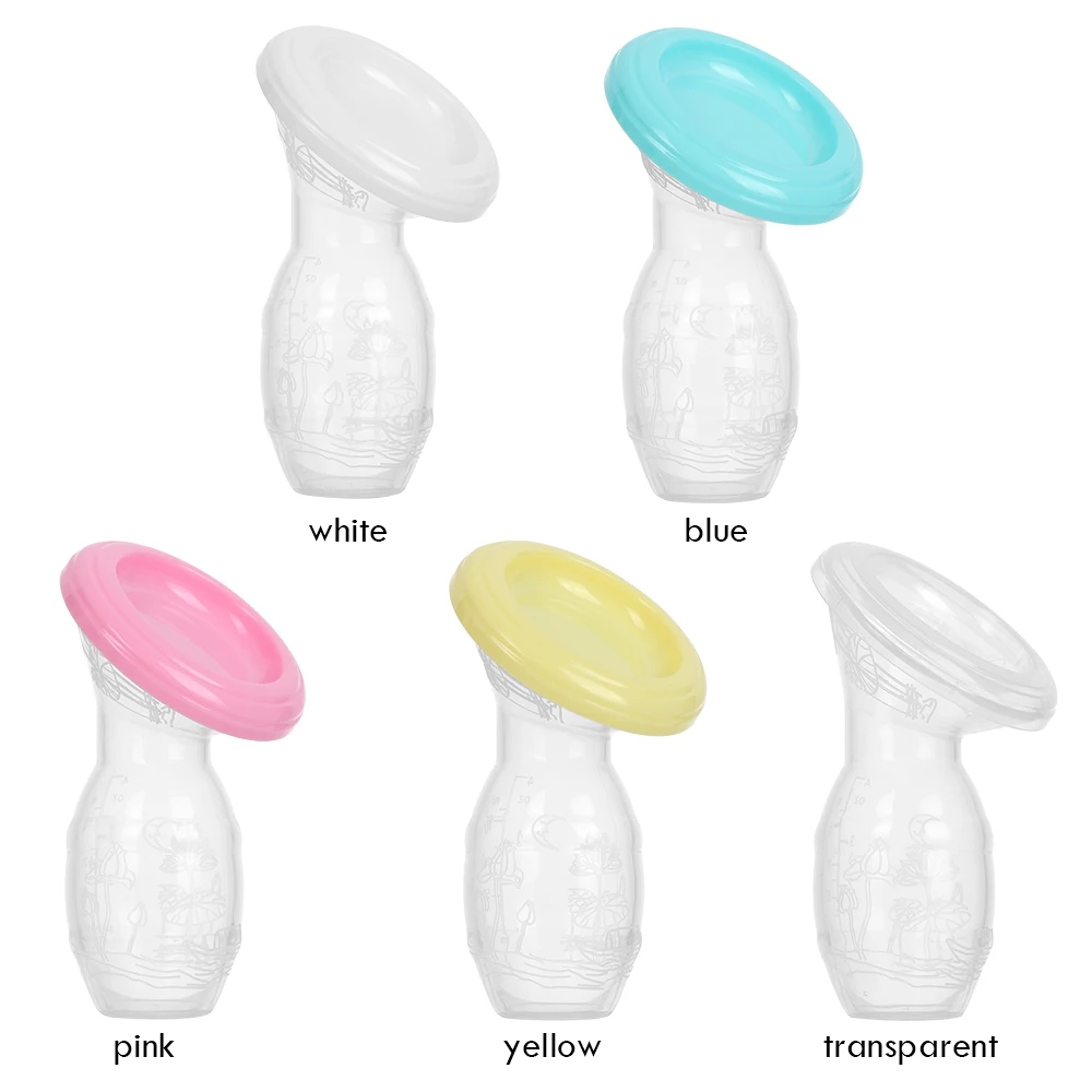 

New Hot Silicone Mom Breastfeeding Manual Breast Pump Baby Feeding Milk Saver Collector Portable Sucking Milk Extractor