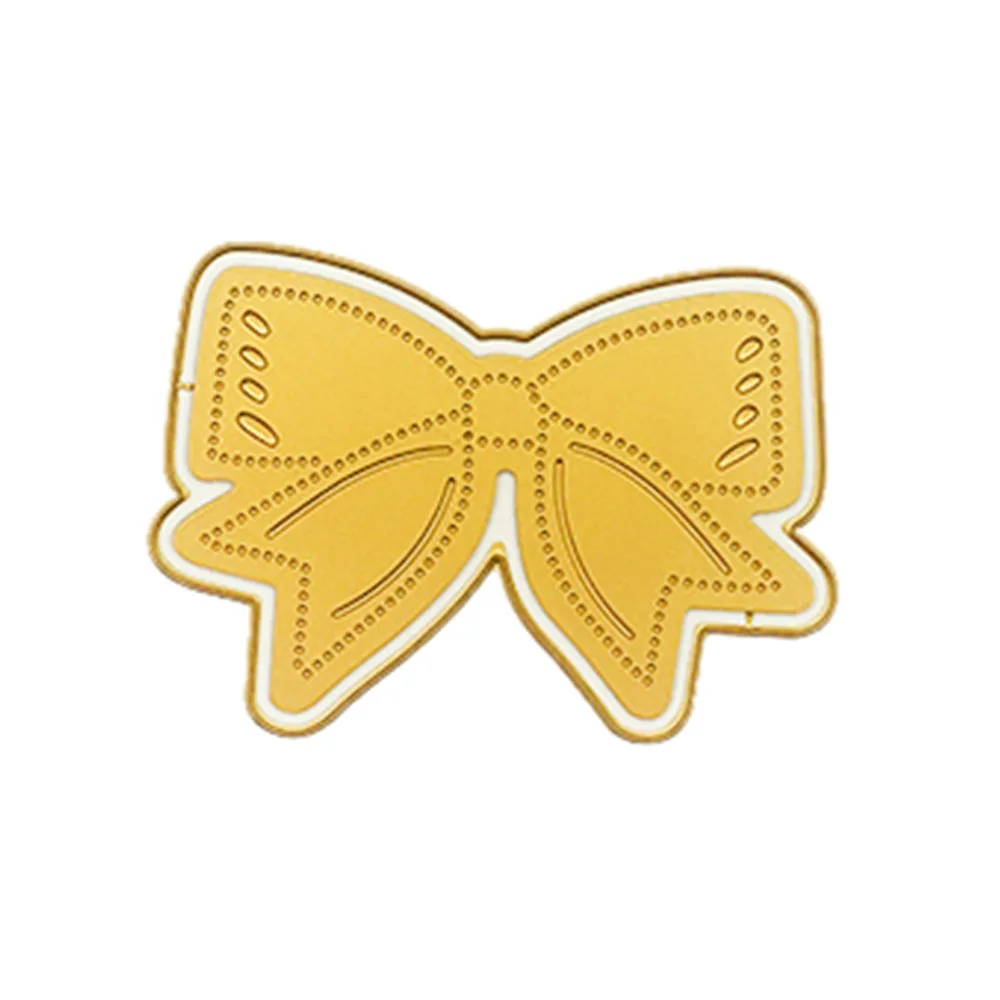 

54.5*76mm bow HOT FOIL PLATE Metal Cutting Dies DIY Photo Album Embossing Die Cut Scrapbooking Stencils Hot Stamping Foil