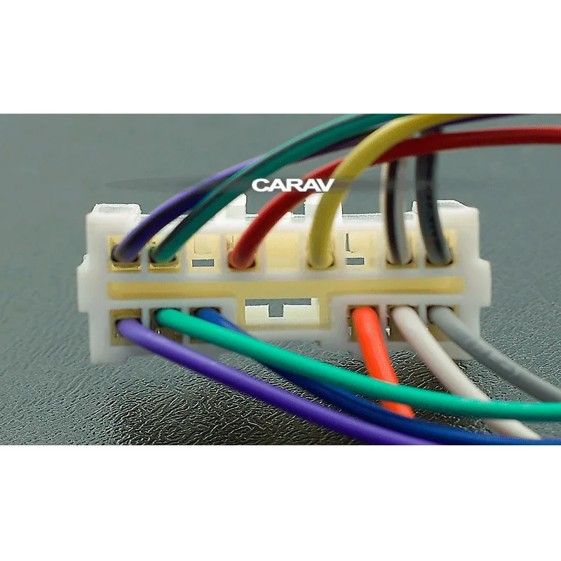 Радиоадаптер CARAV 12 017 ISO для MITSUBISHI 1995 + (выбранные модели) жгут проводов соединитель