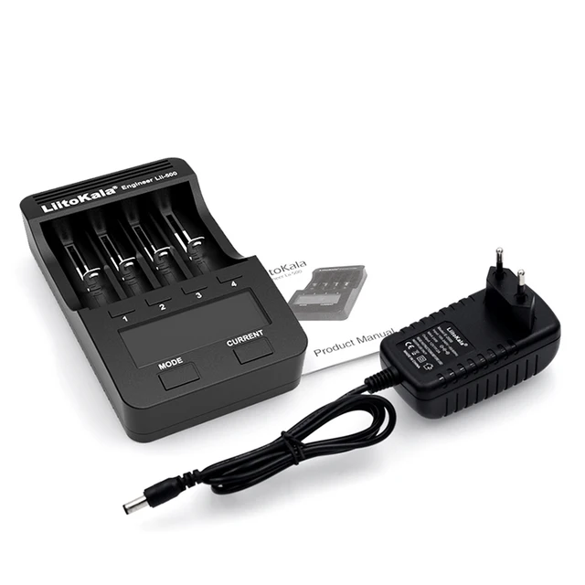 Liitokala Lii-500 Lii-PD4 Lii-500S LCD 3,7 V 18650, 18350, 18500, 21700 20700B 20700 de 14500, 26650 AA NiMH cargador de batería de litio Liitokala Lii-500 Lii-PD4 Lii-500S LCD 3,7 V 18650, 18350, 18500, 21700 20700B 20700 de 14500, 26650 AA NiMH cargador de batería de litio