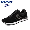 BONA New Classics Style Men Running Shoes Suede Men Athletic Shoes Lace Up Men Jogging Shoes Outdoor Sneakers Fast Free Shipping ► Photo 3/6