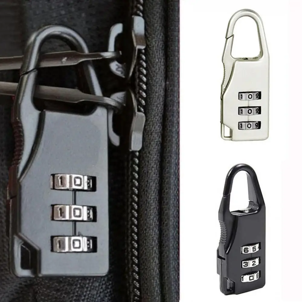

ISKYBOB Mini Padlock Travel Suitcase Luggage Security Password Lock 3 Digit Combination