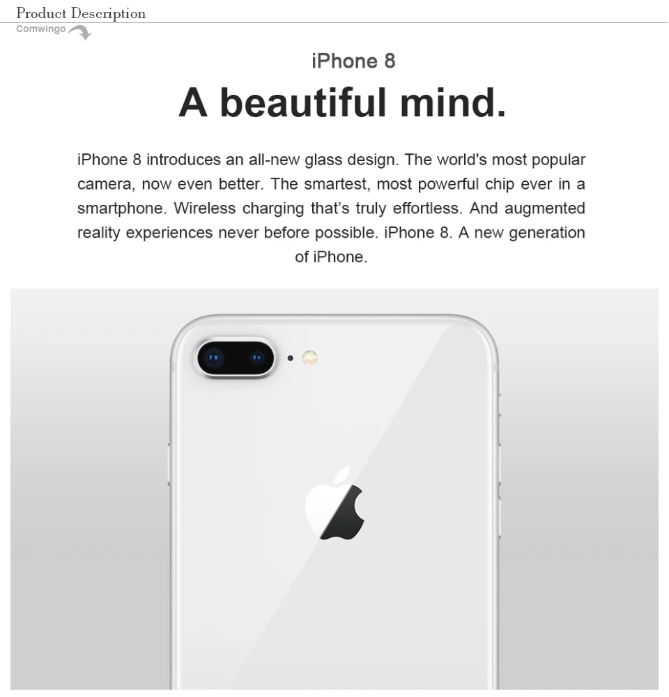 Apple iphone 8, шестиядерный процессор, ОЗУ 2 Гб ПЗУ, 64 ГБ, 4,7 дюймов, 12 МП, разблокирован, 1821 мАч, iOS 11 LTE, отпечаток пальца, мобильный телефон iphone 8