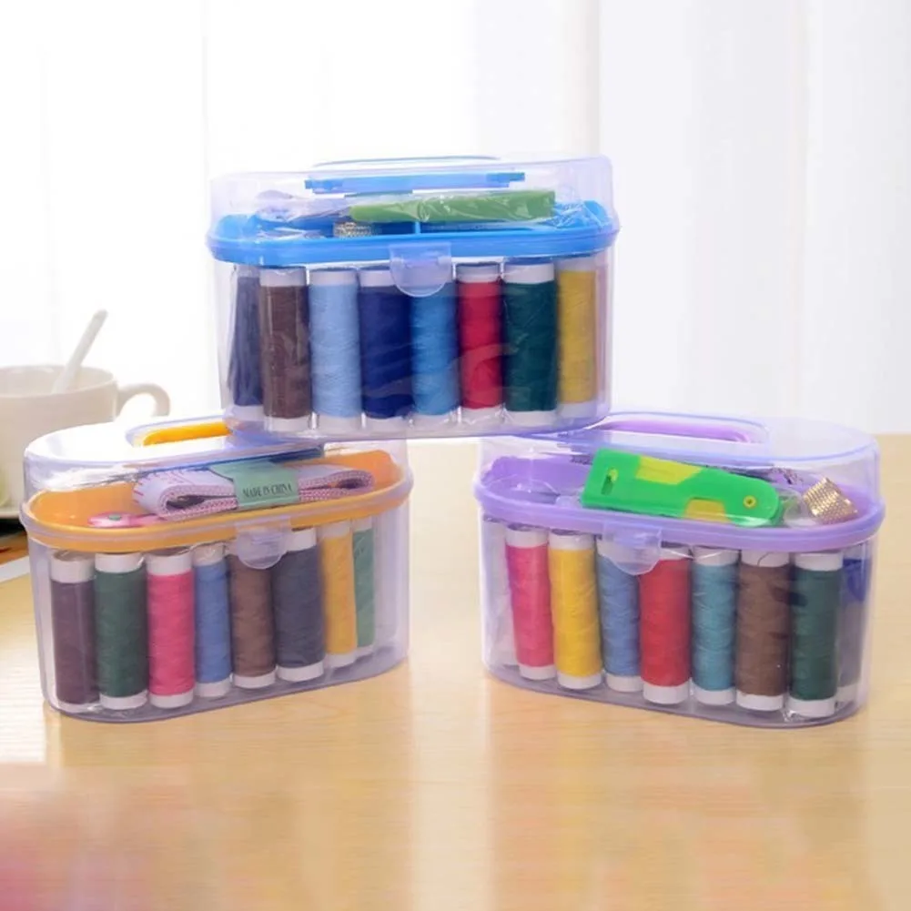 10pcs Portable Needle Box Multifunction Household Sewing Boxes DIY