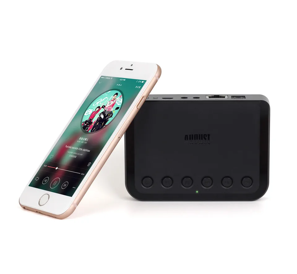 August WR320 Wireless Bluetooth WIFI DLNA Airplay