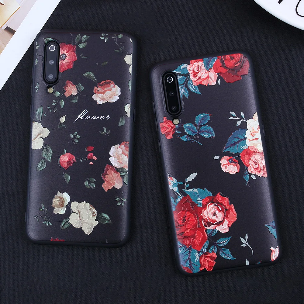 Цветочный чехол для Xiaomi Redmi Note 7 6 5 Pro Plus 5A S2 роскошный мягкий силиконовый из ТПУ Для