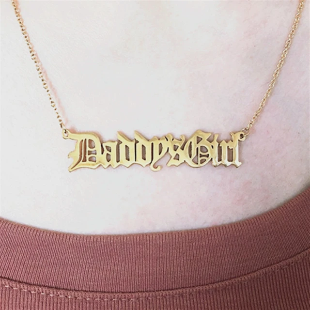Daddy 2024 girl necklace