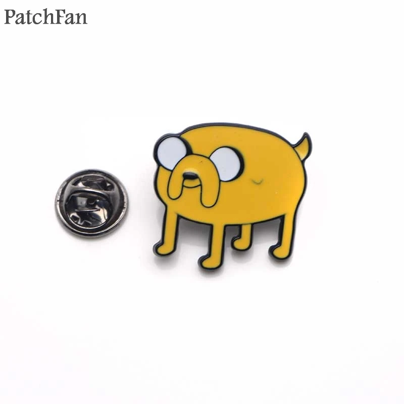 A0472 Patchfan Adventure Time модные популярные забавные очаровательные милые Мультяшные булавки для детей, мужчин, женщин, броши, аксессуары для одежды, ювелирные изделия, значки