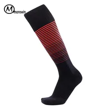 

Morewin Men's Football Stockings Cycling Socks Soccer Knee High Compression Socks Running Snowboard Socks Long Volleyball Socks