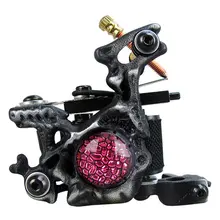 Полный комплект для тату-катушки для подводки Shader Электропитание педаль иглы рукоятка наконечники татуировки тело и искусство TK105-58