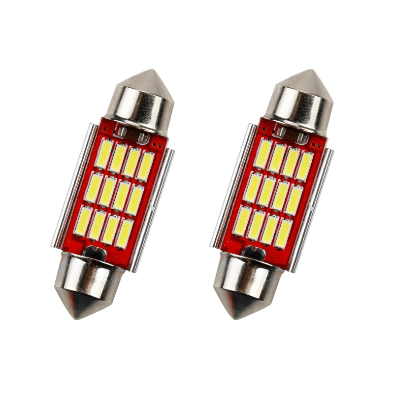 1 шт. C5W C10W 4020 SMD светодиодные лампы для фар купольный светильник автомобильный фестонный интерьера настольная лампа лампы 31 мм, 36 мм/39 мм/41 мм 6000k белый 12V