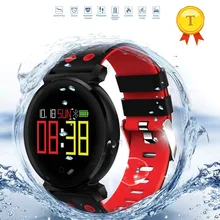 IP68, водонепроницаемые часы для плавания Цвет умный браслет с oled-дисплеем крови Давление монитор сердечного ритма кислорода в крови в приложении whatsapp смарт-диапазон для IOS Android