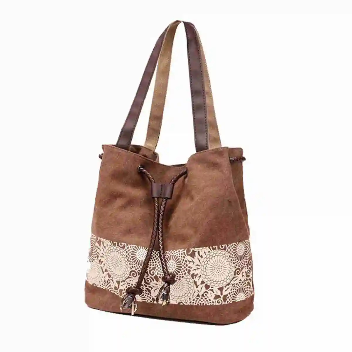 New Fashion Casual Style Lady Handbag Canvas Retro Shoulder Bag With