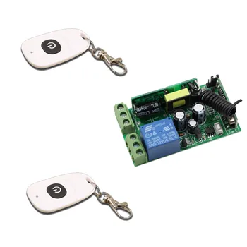 

AC 85V 100V 110V 125V 220V 240V 250V Wireless Remote Switch System LED Bulb Lamp Lights Switch Relay Receiver Transmitter