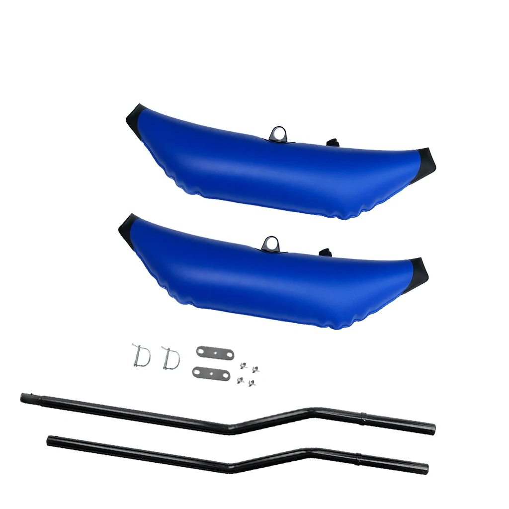 Halterung Stange Kit für Kajak Kanu Boat 2x Aufblasbarer Ausleger Stabilisator Halterung Stange Kit für Kajak Kanu Boat 2x Aufblasbarer Ausleger Stabilisator