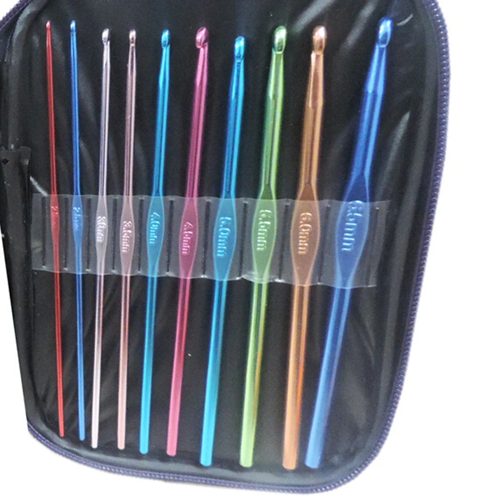 

Aluminium & Steel Curtzy Crochet Hooks 22PCS in 1 Set WXV Sale