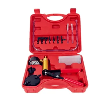 

Car Auto Hand Held Vacuum Pistol Pump Brake Bleeder Adaptor Fluid Reservoir Tester Kit 2 In 1 Tool Kits Hand Tool Set Box