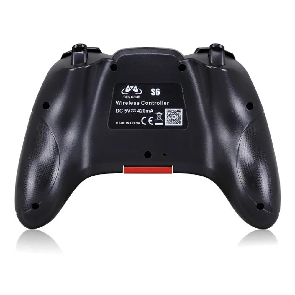 Черный Gen Game S6 беспроводной Bluetooth 3 0 геймпад джойстик игровой контроллер для iOS