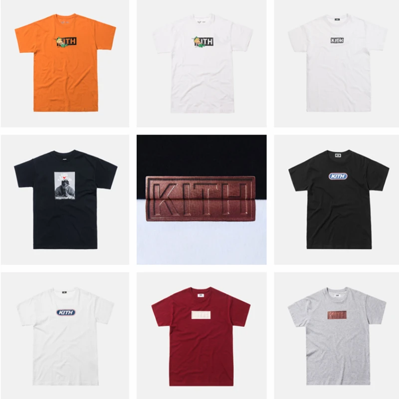 

2019ss KITH T Shirt Men Women Treats Chocolate MILK Chocolate Hip Hop Streetwear Xxxtentacion Harajuku Heron Preston 3D T-shirt