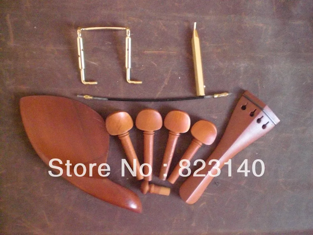 1 Set JUJUBE Violin Fitting A TYPE 4/4 with 1 PC tail guts and 1 PC