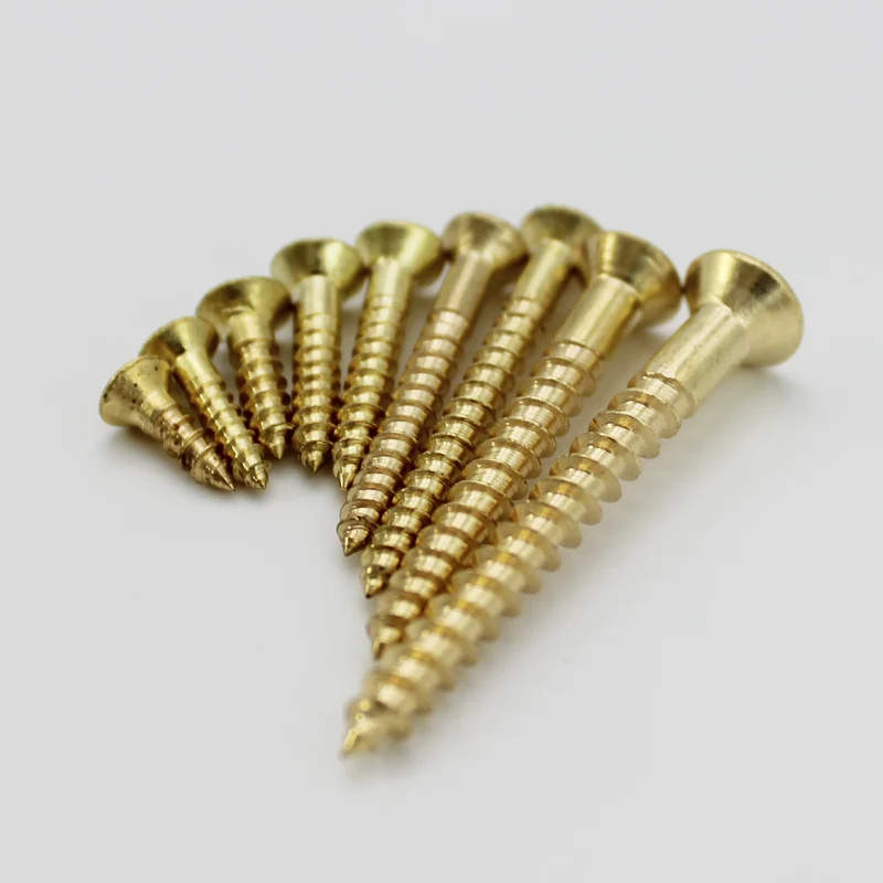 

Brass Wood Screws phillips round head