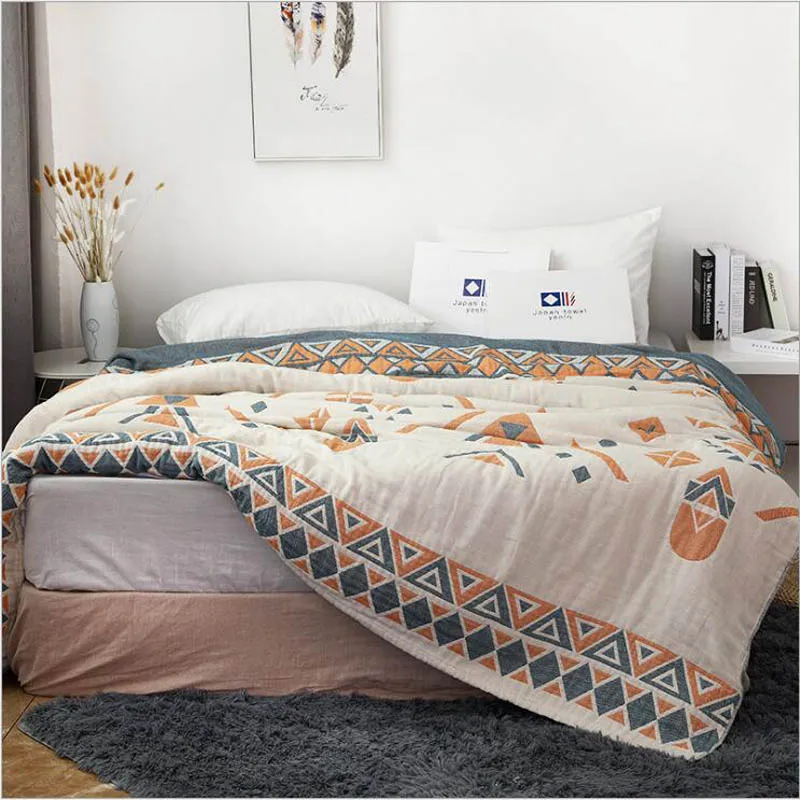 Хлопок нить полотенце одеяло на кровать мягкие и удобные дышащие постельные принадлежности покрывало для детей квилт для софы одеяло
