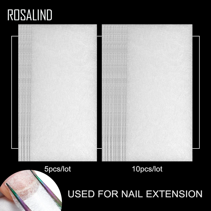 ROSALIND строитель гель для наращивания ногтей Дизайн формы зажимы нетканые