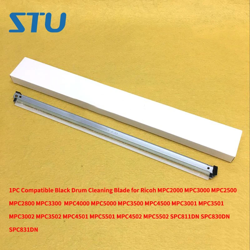 1PC Compatible Black Drum Cleaning Blade for Ricoh MP C3001 C3501 C4501 C5501 SPC811DN SPC830DN SPC831DN Cylinder Drum Blade