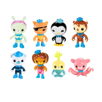 

Free shiping by trackable shipping 8 figures per pack Remove original pack box original Octonauts action figures child toy gift