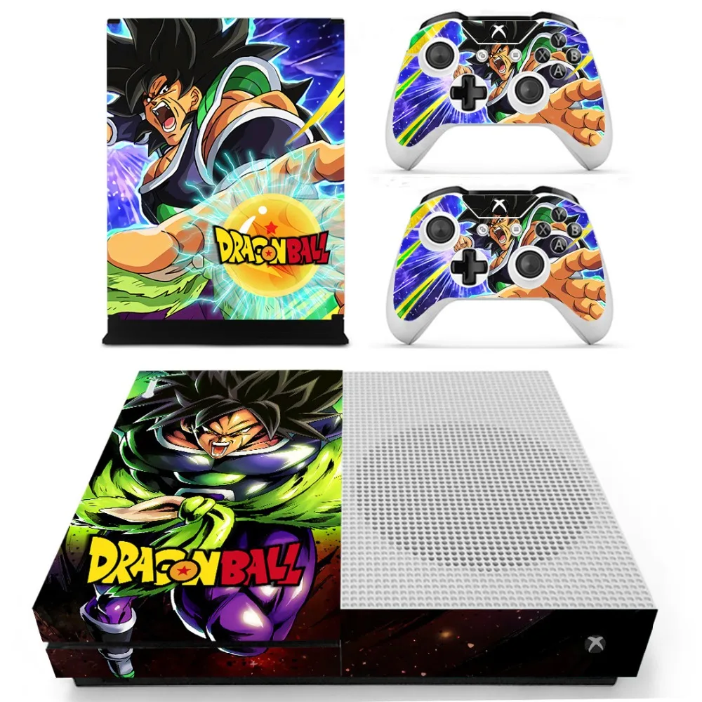 Наклейка на кожу Dragon Ball Z Super Son Goku для Xbox One S консоль и контроллеры тонкая наклейка
