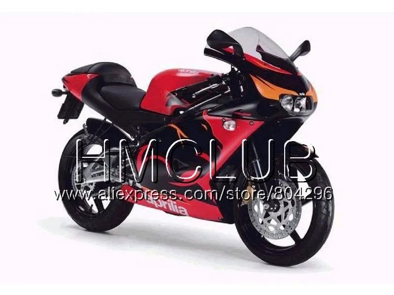 RS4 для Aprilia RS 125 99 00 01 02 03 04 05 122HM26 желтого и красного цветов, RSV125R RS-125 RSV125 R 1999 2000 2001 2002 2003 2005 обтекатели - Цвет: No. 2 Glossy red