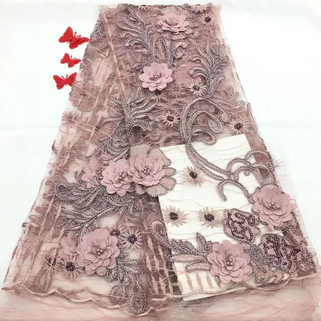 

Top sale African Tulle Lace Fabric 2018 African French Lace Fabric High Quality Nigerian Embroidery Tulle French Lace
