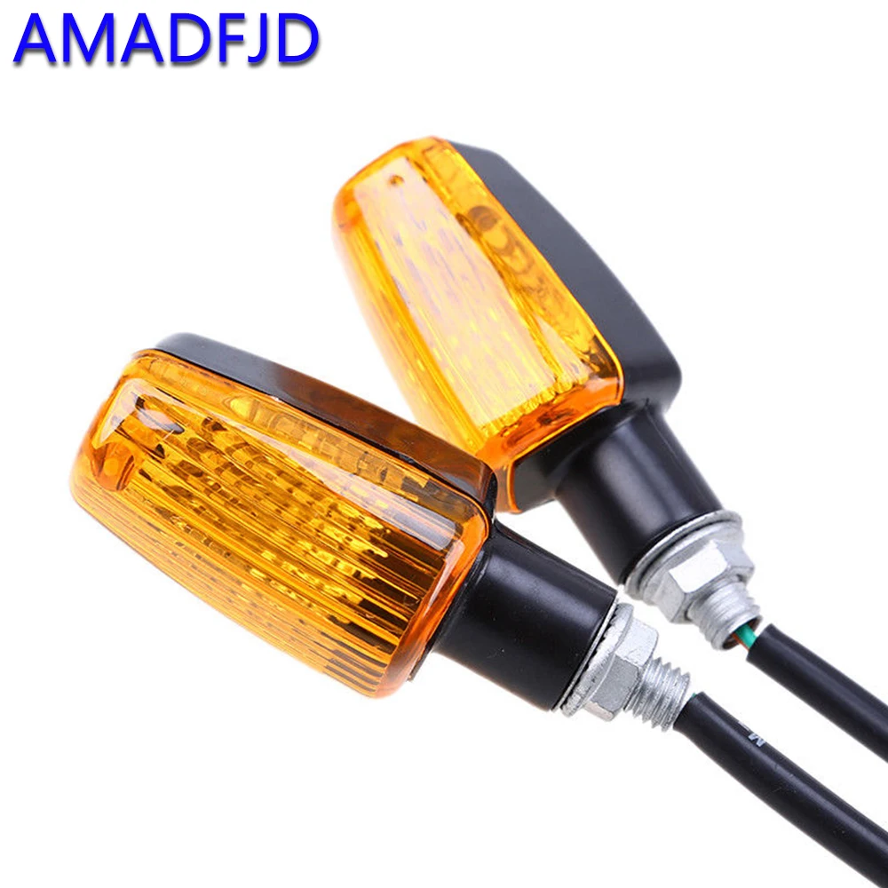 DREAMIZER Motorcycle Turn Signals Light Bullet LED Chrome Universal For Bobber Chopper Cafe Racer Sportster Softail Cruiser - Chrome Housing Amber