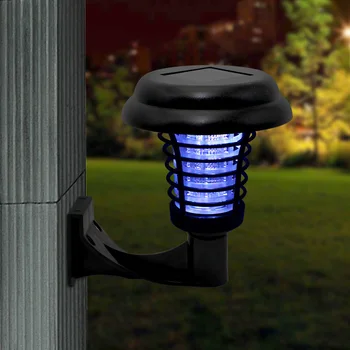 

Solar Powered mosquito killer LED Porch Lights Killing Fly Bug Outdoor Lighting garden Anti-mosquito lamp