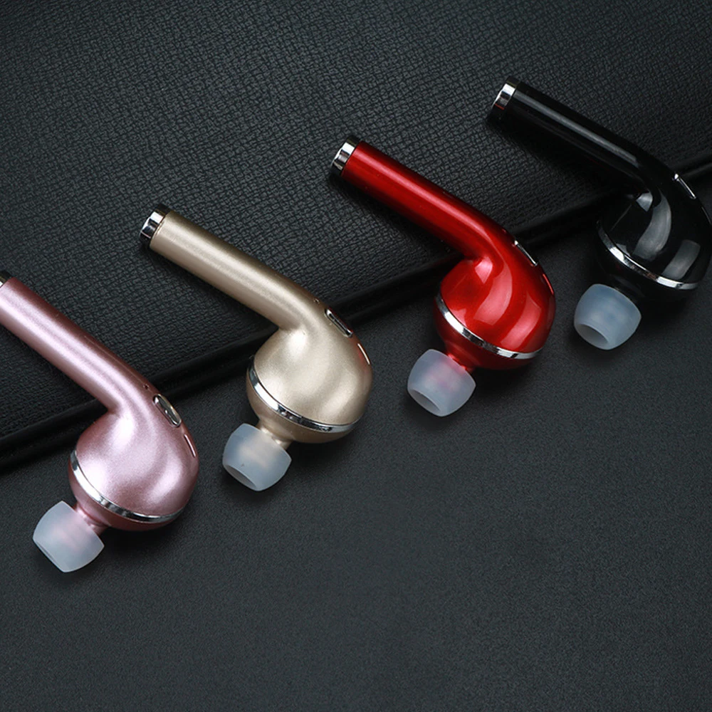Qijiagu Nirkabel Bluetooth Earphone Earphone Bebas Genggam dengan Mikrofon untuk Android iPhone Handphone MP3 MP4