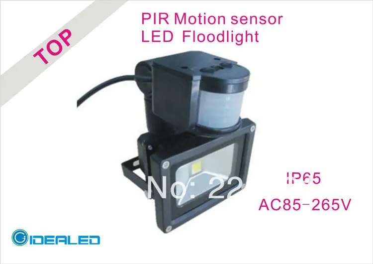 

Free shipping by DHL/FEDEX LED Floodlight whit PIR Motion sensor Induction LED Aisle Lamp for garden carport