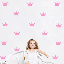 Настенные наклейки для детской комнаты с короной, принцессой, спальней, гостиной, водостойкие, съемные, новые