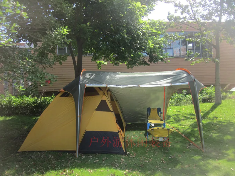 Новое поступление, ультрабольшая кемпинговая палатка для 5-8 человек, большая беседка с защитой от ультрафиолета, пляжный тент Carpas De Camping